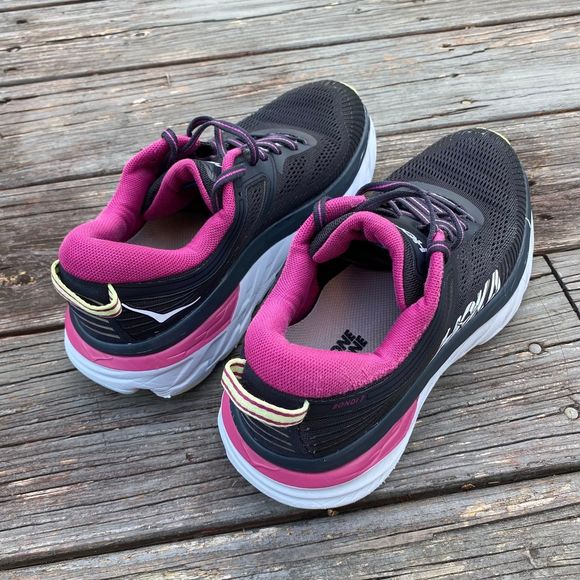 HOKA BONDI 7 - Womens Running Shoes - SIZE 7 - Picture 4 of 11